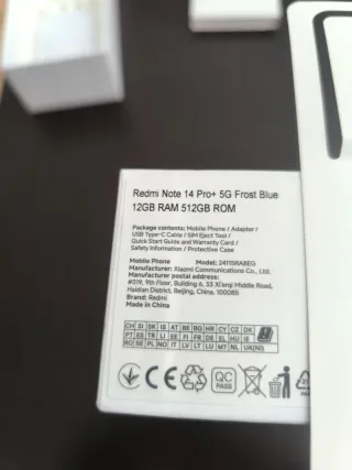 Xiaomi Redmi Note 14 Pro Plus+ 5G 12GB RAM 512GB