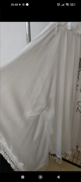 PAPARAZZI Vestido Pareo Blanco L-xxl