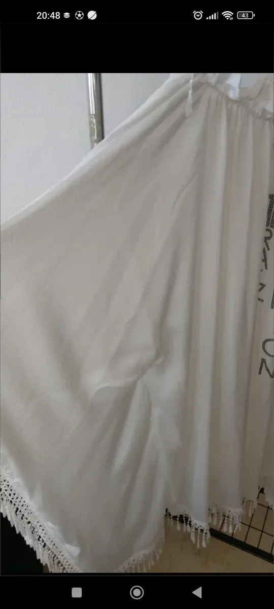 PAPARAZZI Vestido Pareo Blanco L-xxl