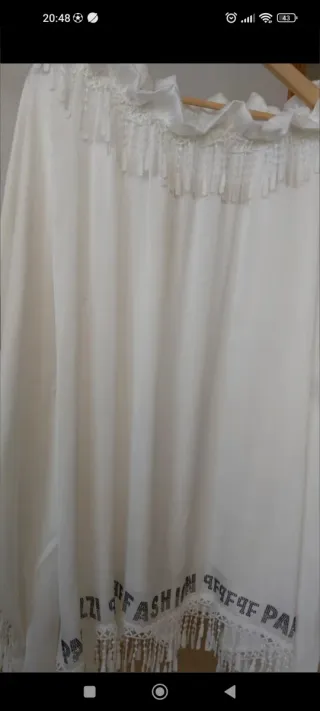 PAPARAZZI Vestido Pareo Blanco L-xxl