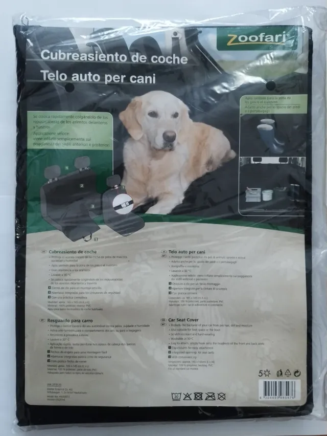 Cubre asiento coche Zoofari perro