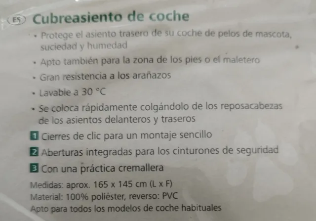 Cubre asiento coche Zoofari perro