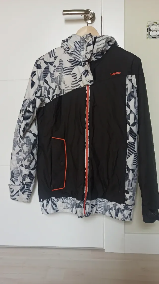 Abrigo Invierno Esquí Wedze Negro Multicolor