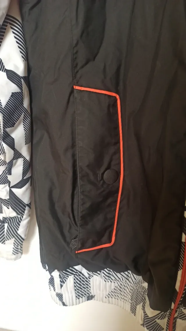 Abrigo Invierno Esquí Wedze Negro Multicolor