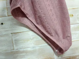 Body SHEIN volantes rosa talla M