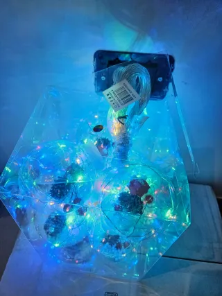 Stringa LED 3m con 10 palline decorative