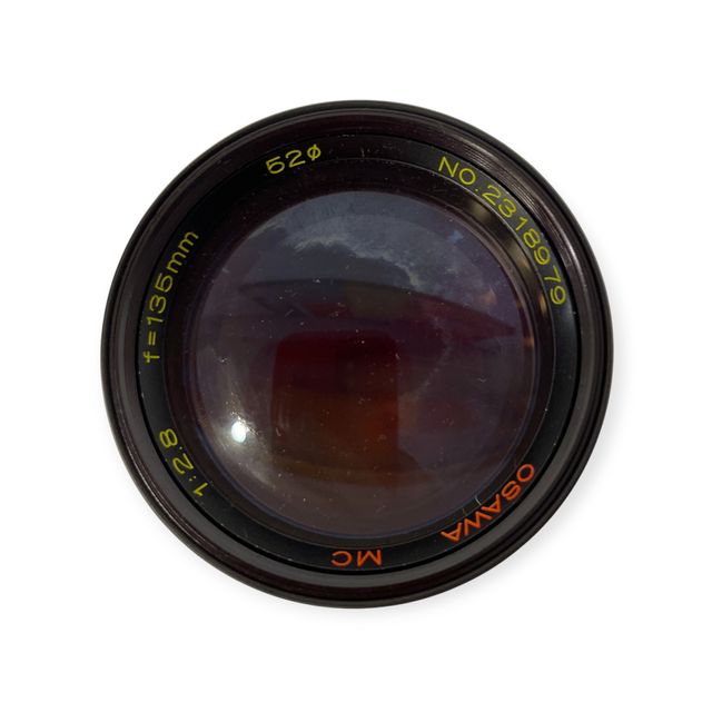 Objetivo Osawa 135mm 1:2.8 Vintage
