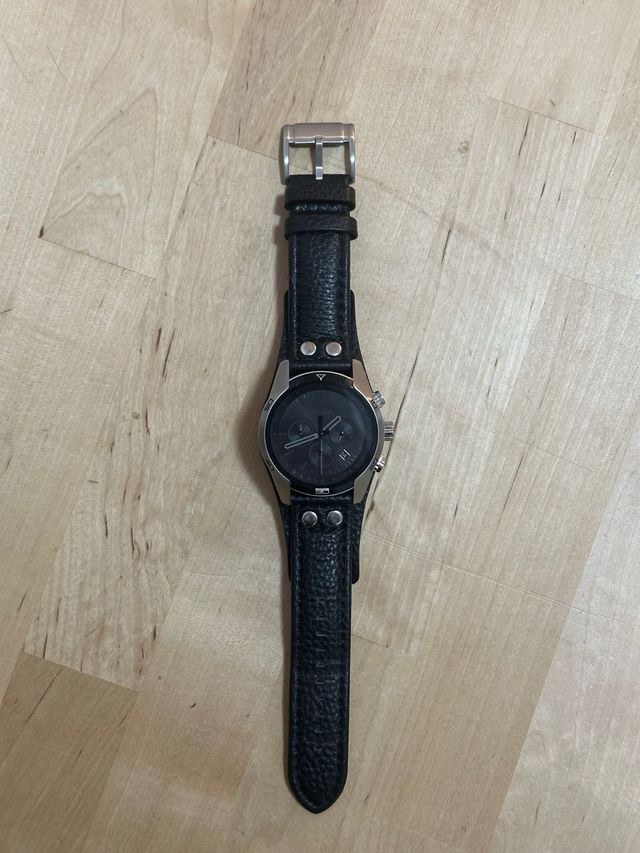 Reloj Fossil Hombre Negro/Plata