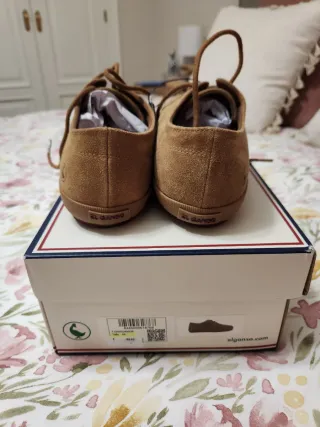 Zapatos El Ganso Talla 43/44 Beige/Marrón