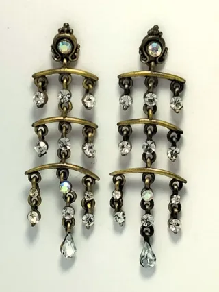 Pendientes Ref: 1013. Pendientes largos cristal