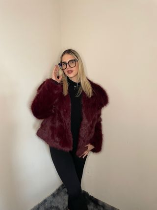 Pelliccia bordeoux