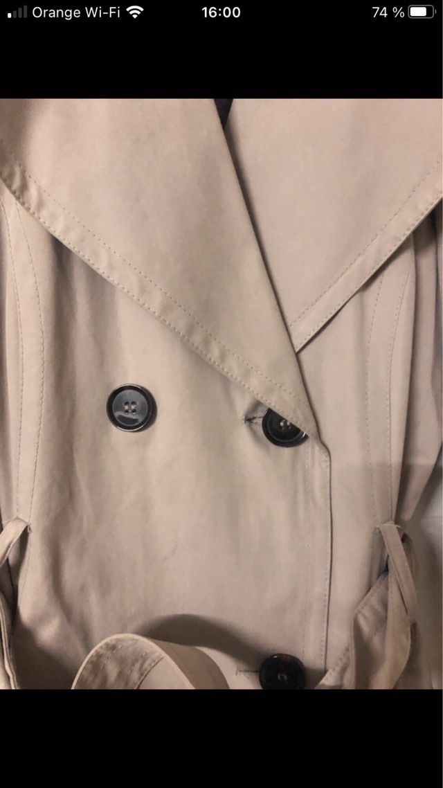 Gabardina Zara Beige