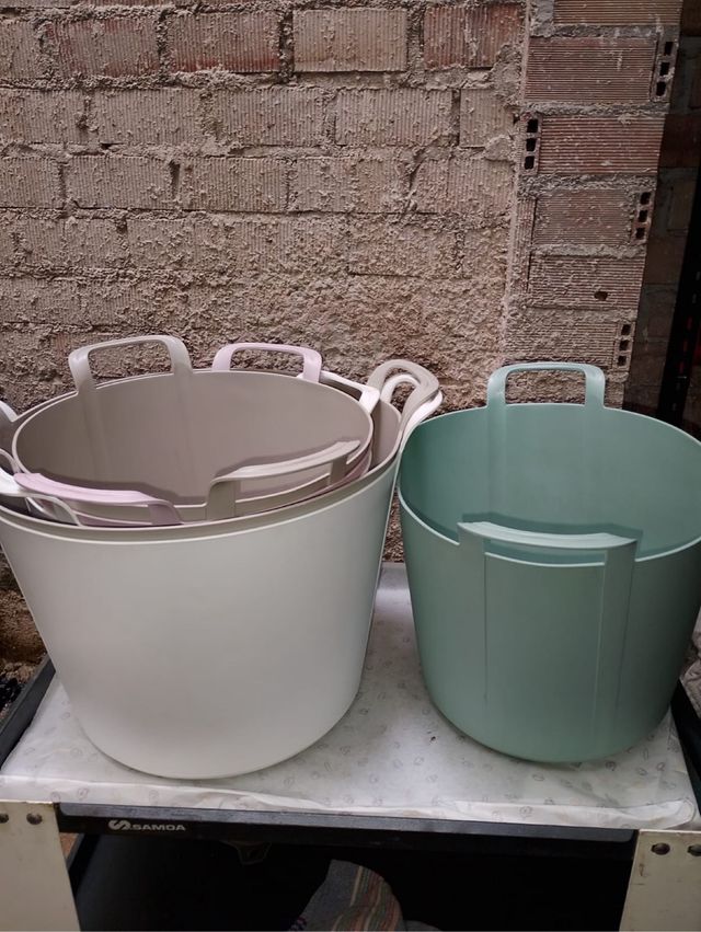 Juego 6 capazos de goma