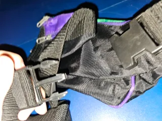 Riñonera Vintage Ranger Verde y Morado