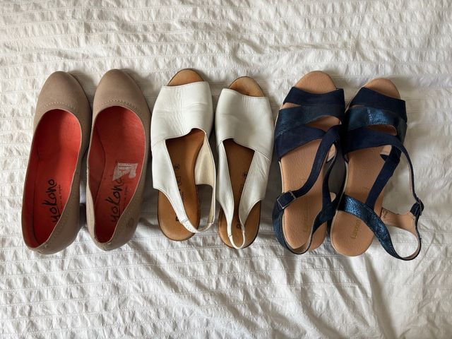 Lote 3 pares Zapatos Mujer Talla 38