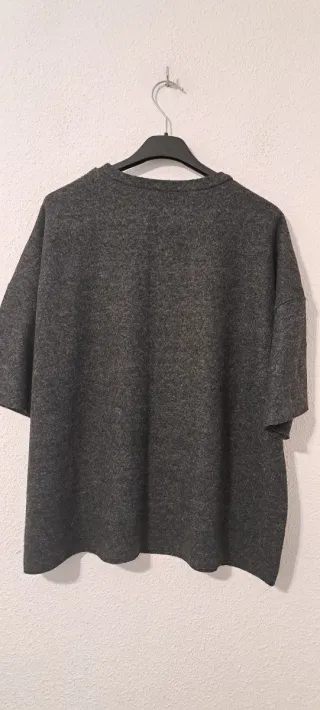 Jersey Zara Gris Perlas