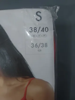 Pijama koncert tirantes rojo corto Jolinesse S 38/