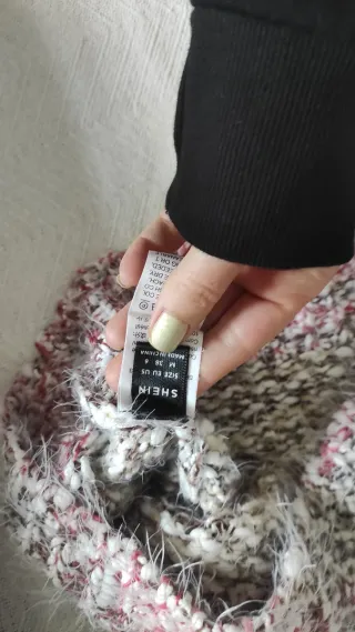 Vestido tejido multicolor