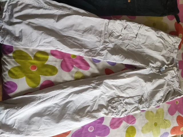 Pantalones cargo multi-bolsillos Talla M y L