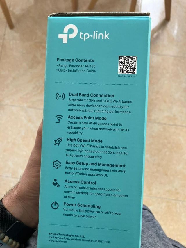 TP-Link AC1750 Extensor Wi-Fi RE450