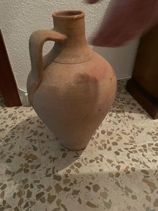 Jarron/cantaro de barro antiguo