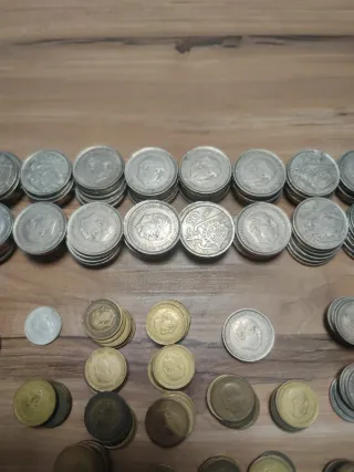 Lote monedas Pesetas Franco