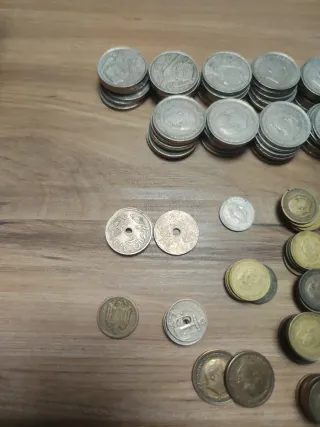 Lote monedas Pesetas Franco