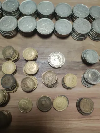 Lote monedas Pesetas Franco