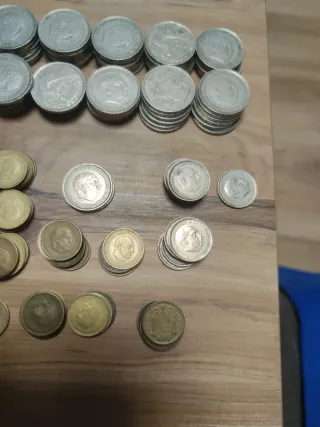 Lote monedas Pesetas Franco