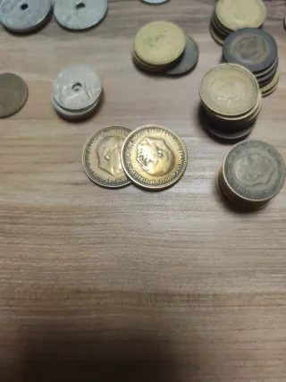 Lote monedas Pesetas Franco