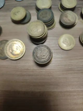 Lote monedas Pesetas Franco