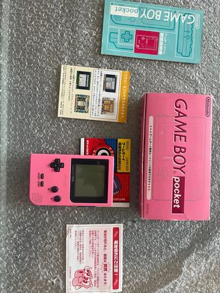 Nintendo Game Boy Pocket Rosa Rosa Gb Gameboy