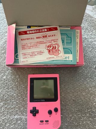 Nintendo Game Boy Pocket Rosa Rosa Gb Gameboy