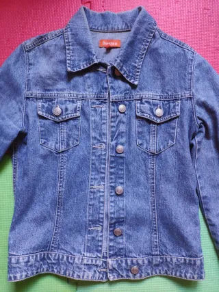 Chaqueta Vaquera Bershka Azul