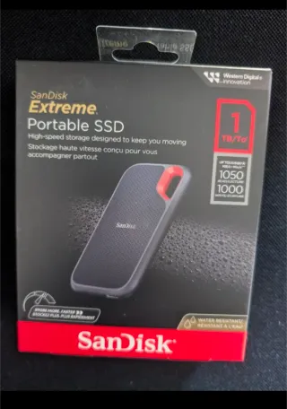 SanDisk Extreme SSD Portátil 1TB nuevo