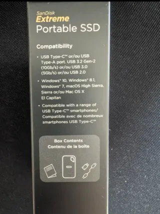 SanDisk Extreme SSD Portátil 1TB nuevo