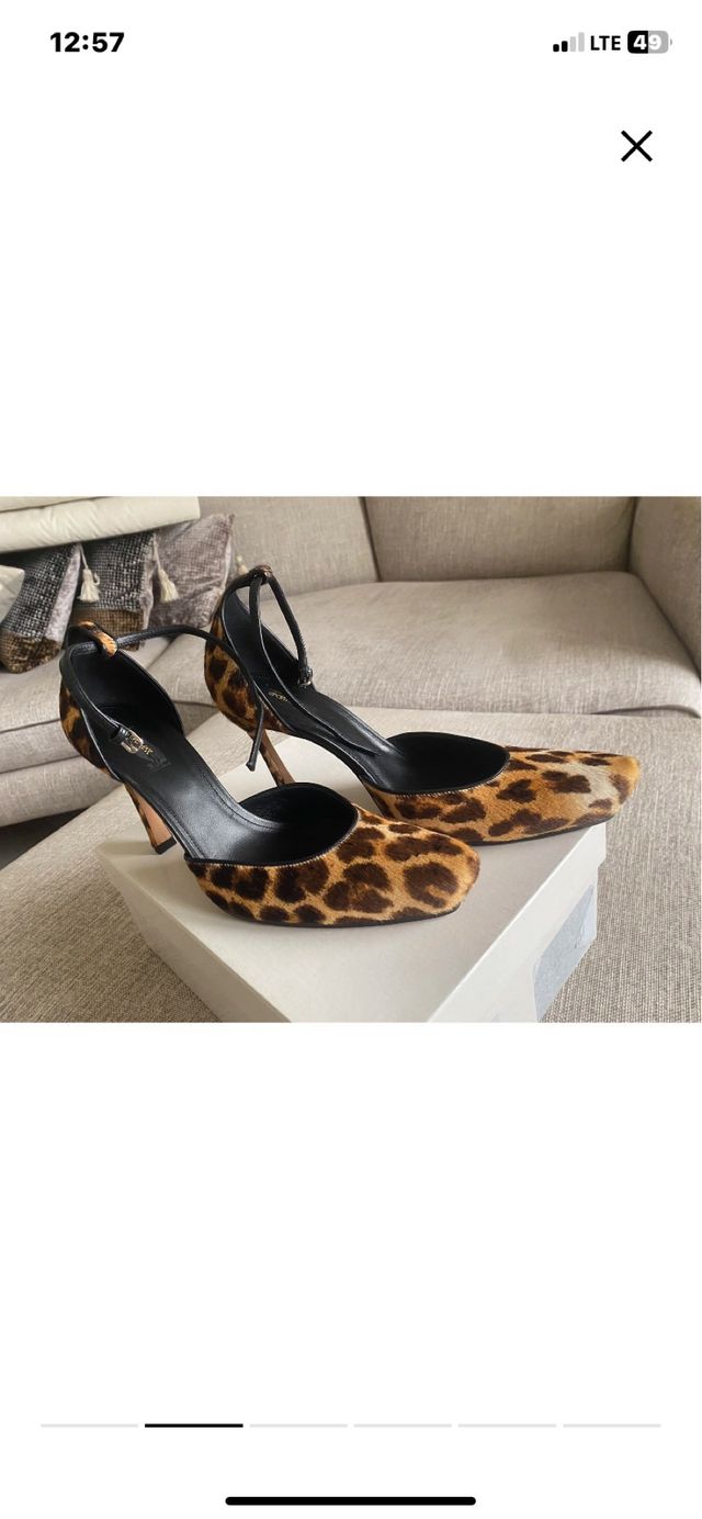 Scarpe donna cavallino leopardate