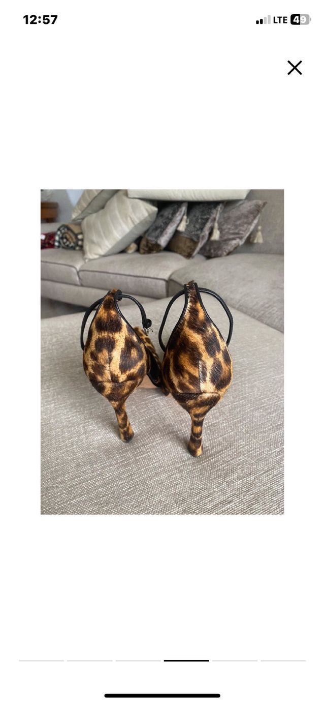 Scarpe donna cavallino leopardate