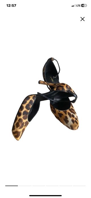 Scarpe donna cavallino leopardate