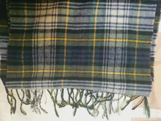 Sciarpa tartan scozzese vintage 89s unisex