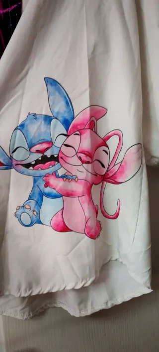 Blusón oversize Stitch y Ángel