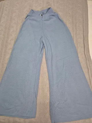Pantalón de punto azul
