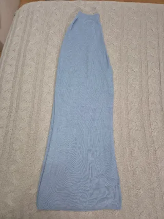 Pantalón de punto azul