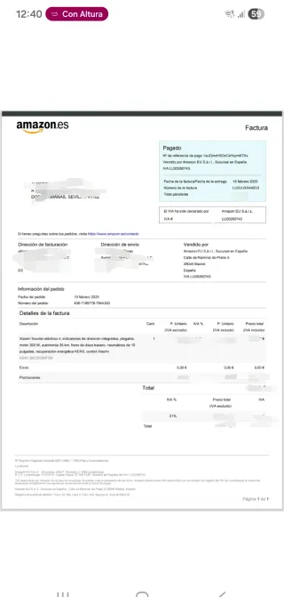 Patinete Eléctrico Xiaomi 4 10"