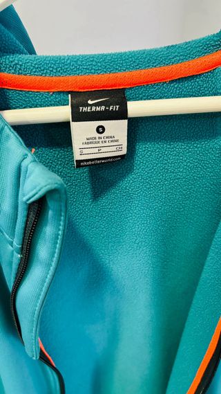 Chaqueta Nike Thermafit Azul Turquesa