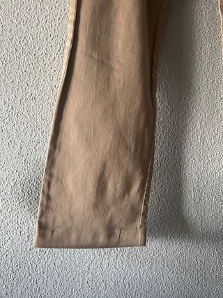 Pantalón Zara Mujer Beige