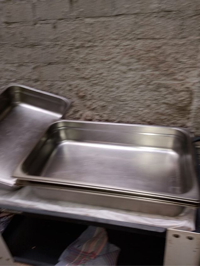 Juego 3 bandejas gastronorm grandes