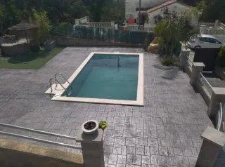 Hormigón impreso para exteriores