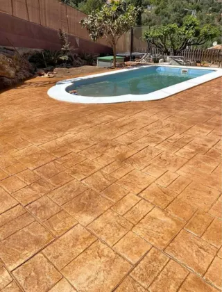 Hormigón impreso para exteriores