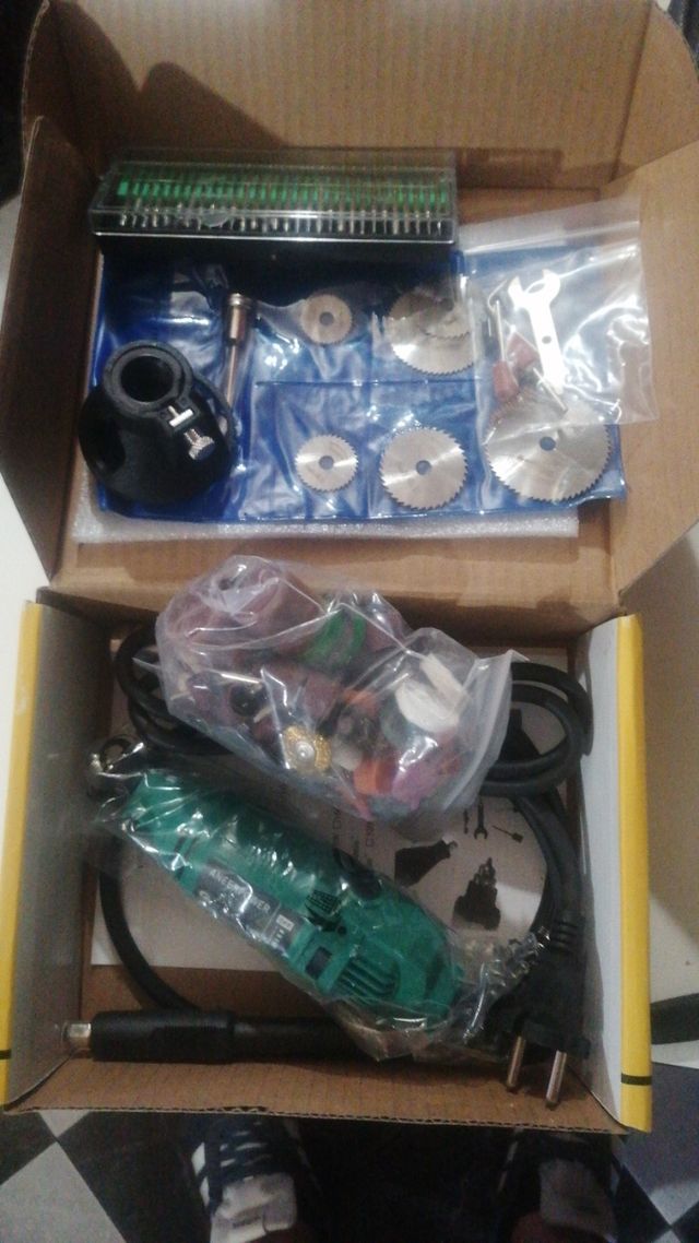 Micromotor con accesorios nuevo